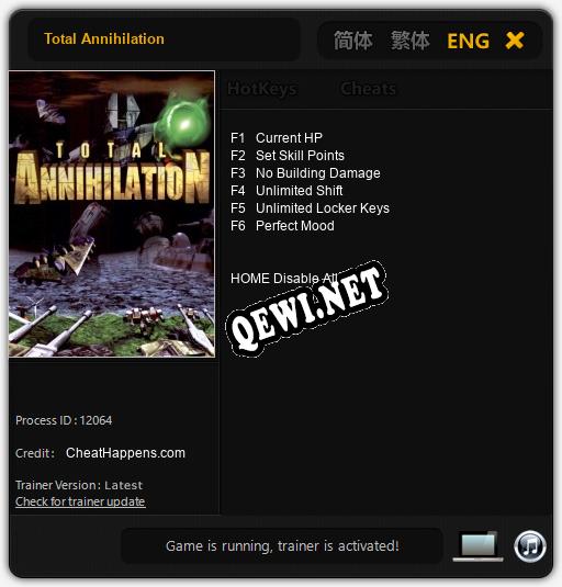 Total Annihilation: Трейнер +6 [v1.6]