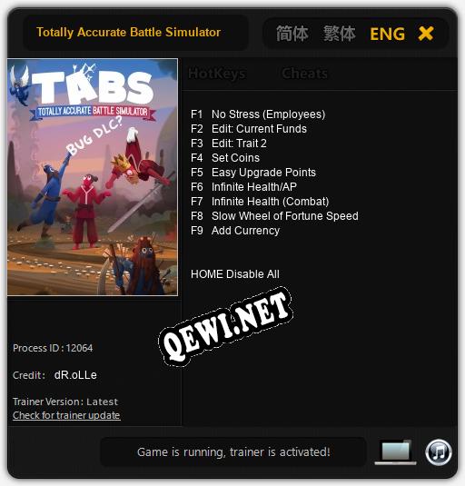 Totally Accurate Battle Simulator BUG: ТРЕЙНЕР И ЧИТЫ (V1.0.7)