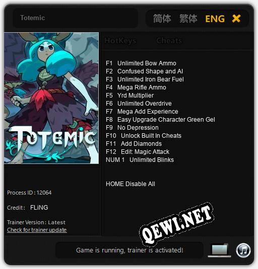 Totemic: Читы, Трейнер +13 [FLiNG]