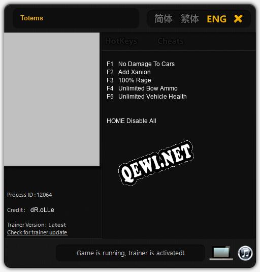 Трейнер для Totems [v1.0.9]