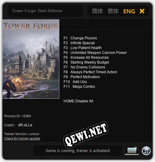 Tower Forge: Dark Defense: Читы, Трейнер +11 [dR.oLLe]