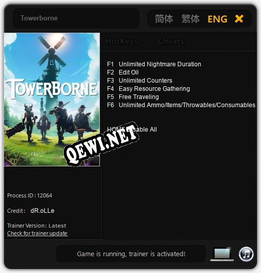 Towerborne: Читы, Трейнер +6 [dR.oLLe]