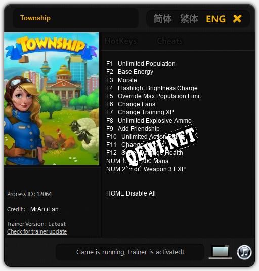 Township: Читы, Трейнер +14 [MrAntiFan]