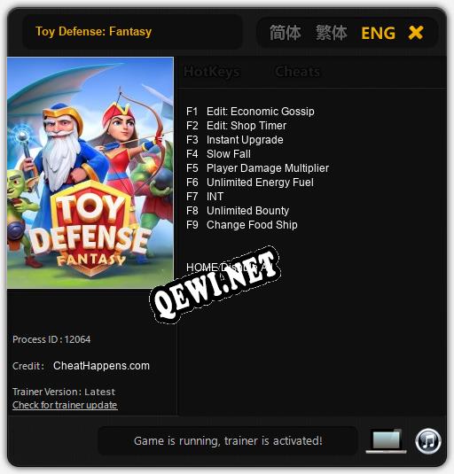 Трейнер для Toy Defense: Fantasy [v1.0.2]