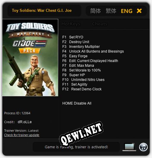 Toy Soldiers: War Chest G.I. Joe: Читы, Трейнер +12 [dR.oLLe]