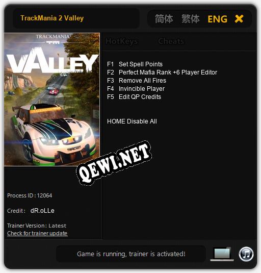 TrackMania 2 Valley: Читы, Трейнер +5 [dR.oLLe]