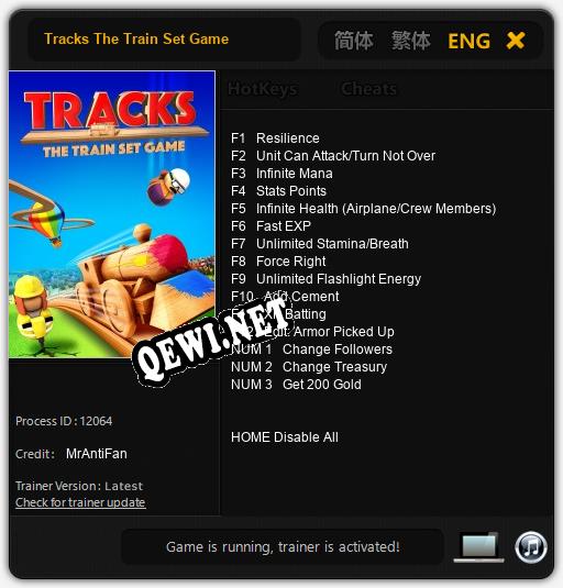 Tracks The Train Set Game: Трейнер +15 [v1.4]