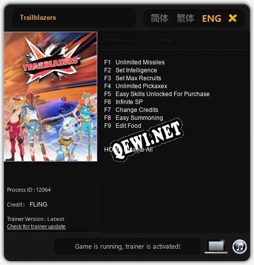 Trailblazers: Трейнер +9 [v1.3]