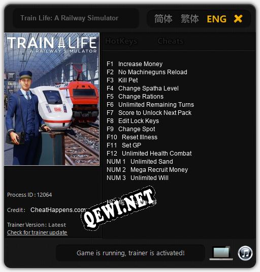 Train Life: A Railway Simulator: ТРЕЙНЕР И ЧИТЫ (V1.0.13)