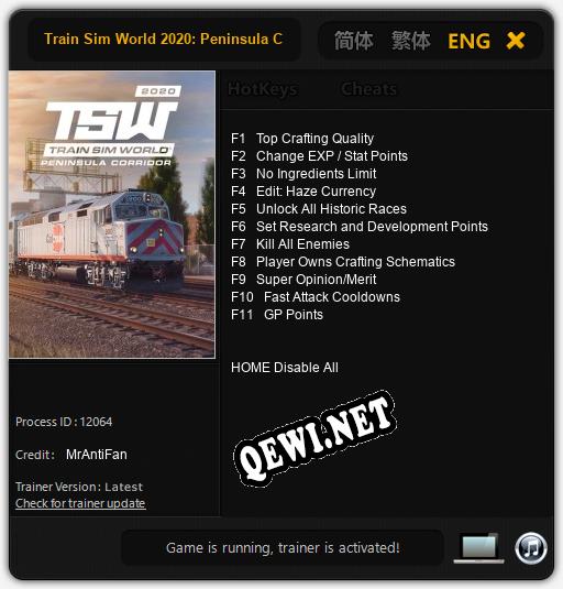 Train Sim World 2020: Peninsula Corridor: ТРЕЙНЕР И ЧИТЫ (V1.0.52)