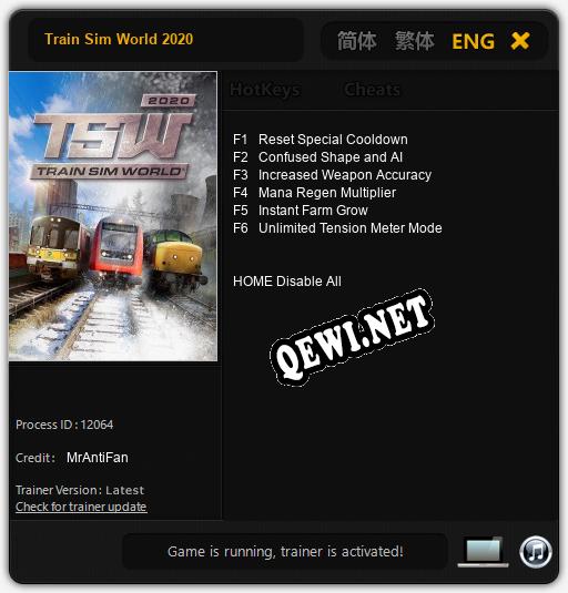 Train Sim World 2020: Трейнер +6 [v1.6]