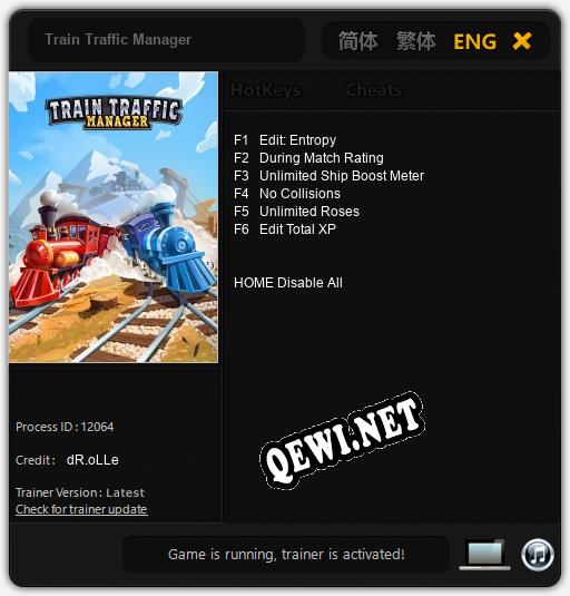Train Traffic Manager: ТРЕЙНЕР И ЧИТЫ (V1.0.5)