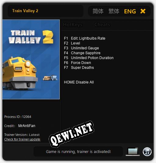 Трейнер для Train Valley 2 [v1.0.6]