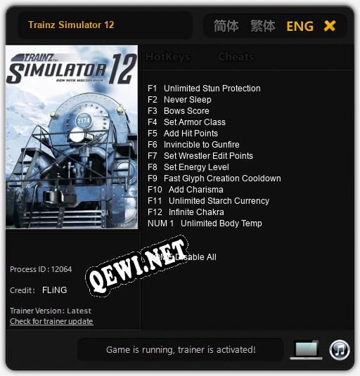 Trainz Simulator 12: Трейнер +13 [v1.9]