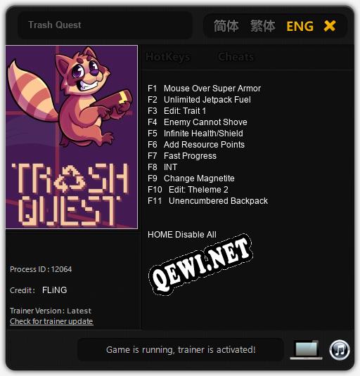 Trash Quest: Читы, Трейнер +11 [FLiNG]