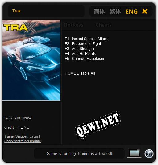 Trax: Трейнер +5 [v1.4]