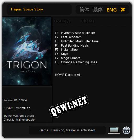 Trigon: Space Story: ТРЕЙНЕР И ЧИТЫ (V1.0.80)