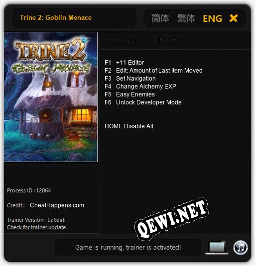 Trine 2: Goblin Menace: Трейнер +6 [v1.9]