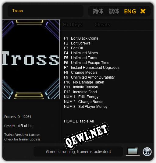 Tross: Трейнер +15 [v1.6]