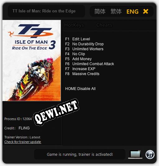 TT Isle of Man: Ride on the Edge 3: Читы, Трейнер +8 [FLiNG]