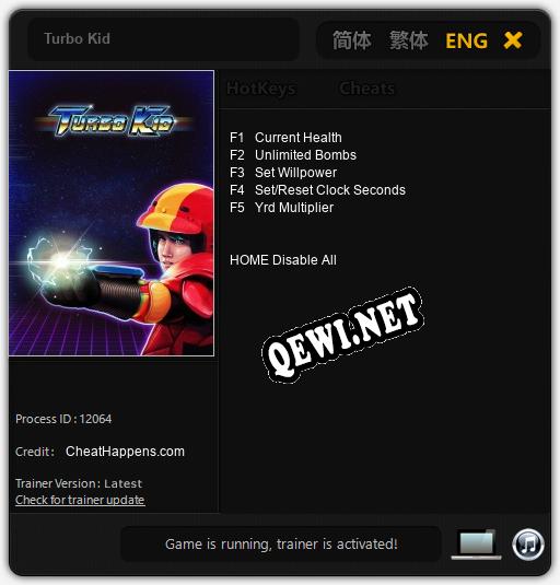 Turbo Kid: Трейнер +5 [v1.2]