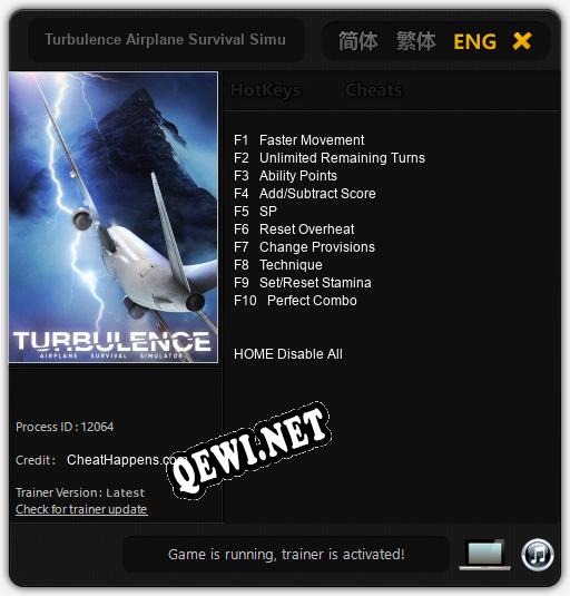 Turbulence Airplane Survival Simulator: Читы, Трейнер +10 [CheatHappens.com]
