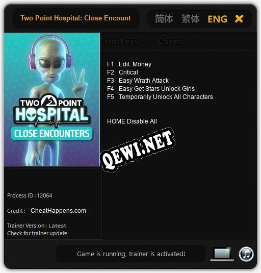 Two Point Hospital: Close Encounters: ТРЕЙНЕР И ЧИТЫ (V1.0.64)