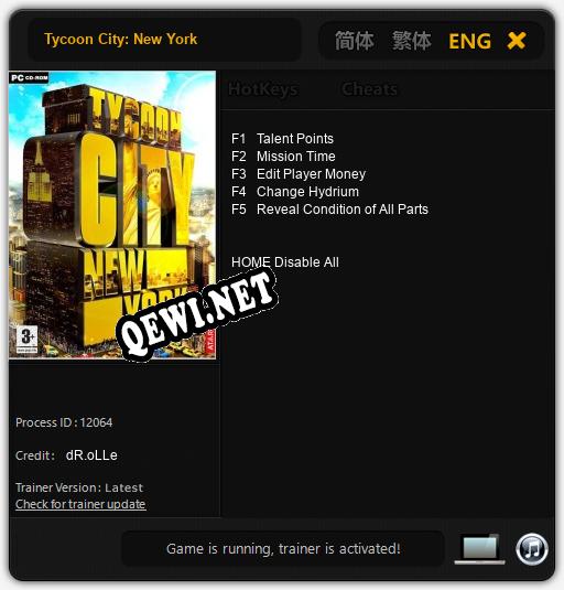 Tycoon City: New York: Читы, Трейнер +5 [dR.oLLe]
