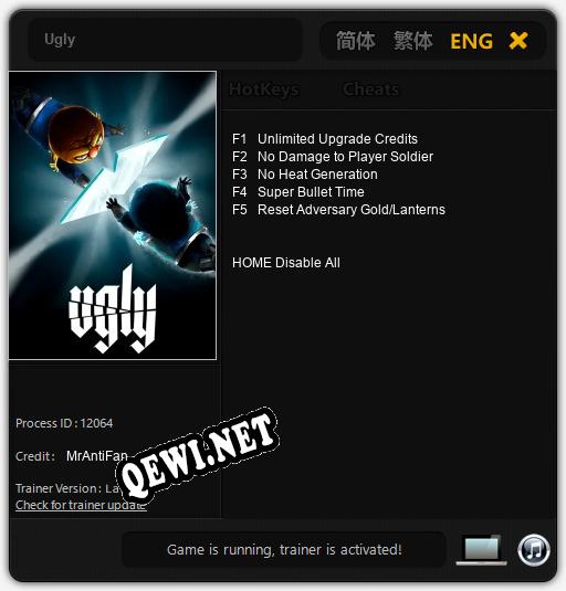 Ugly: Читы, Трейнер +5 [MrAntiFan]