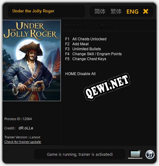 Under the Jolly Roger: Читы, Трейнер +5 [dR.oLLe]