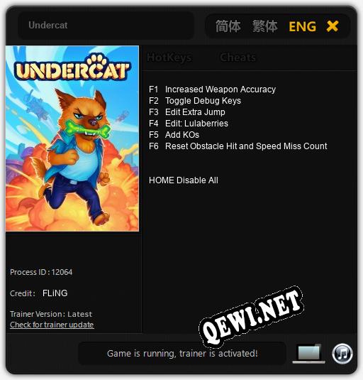 Undercat: ТРЕЙНЕР И ЧИТЫ (V1.0.50)