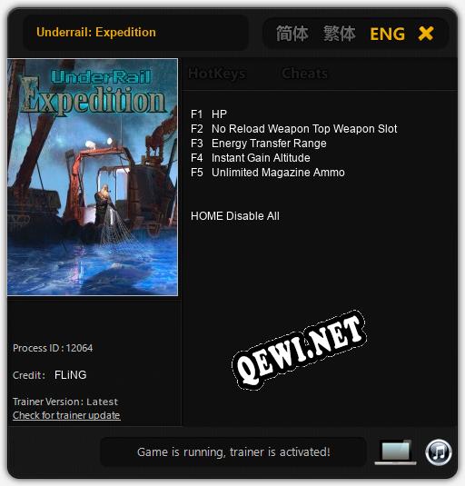 Underrail: Expedition: Читы, Трейнер +5 [FLiNG]