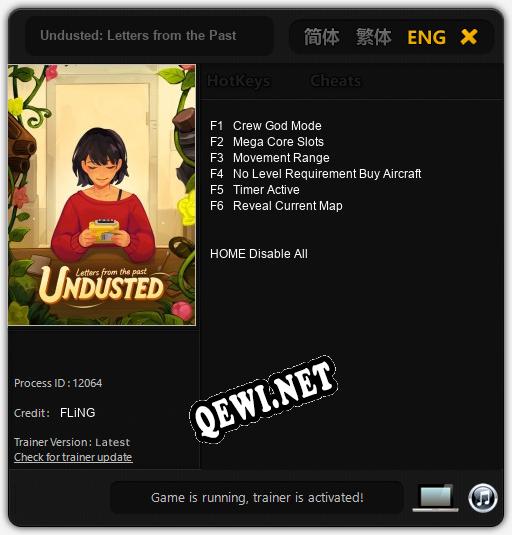 Undusted: Letters from the Past: Трейнер +6 [v1.2]