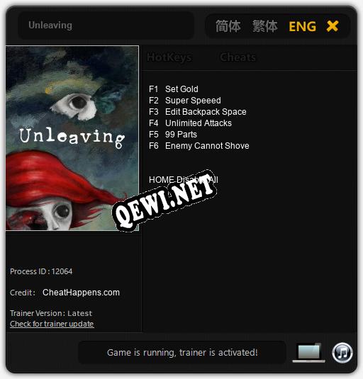 Unleaving: ТРЕЙНЕР И ЧИТЫ (V1.0.68)