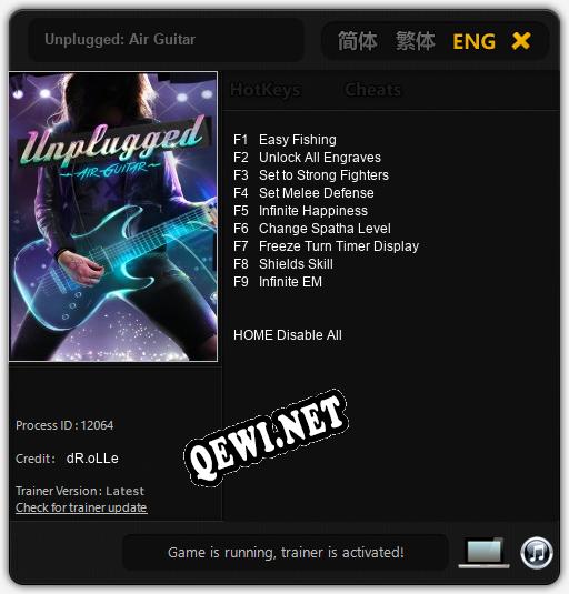 Unplugged: Air Guitar: Читы, Трейнер +9 [dR.oLLe]