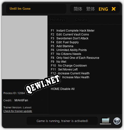 Until Im Gone: Трейнер +13 [v1.6]