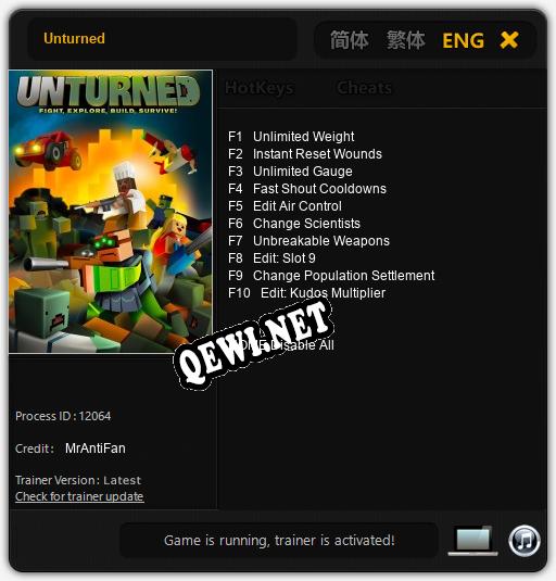 Unturned: ТРЕЙНЕР И ЧИТЫ (V1.0.18)