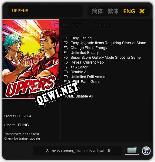 UPPERS: Трейнер +10 [v1.8]