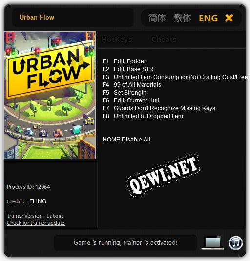 Трейнер для Urban Flow [v1.0.2]
