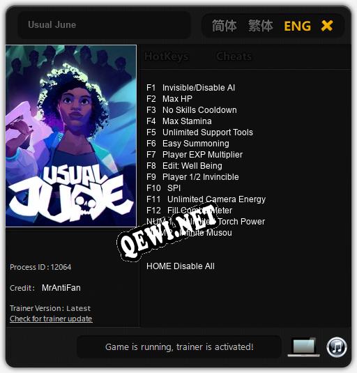 Usual June: Трейнер +14 [v1.6]