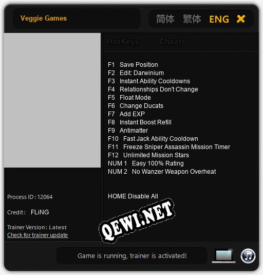 Veggie Games: Читы, Трейнер +14 [FLiNG]