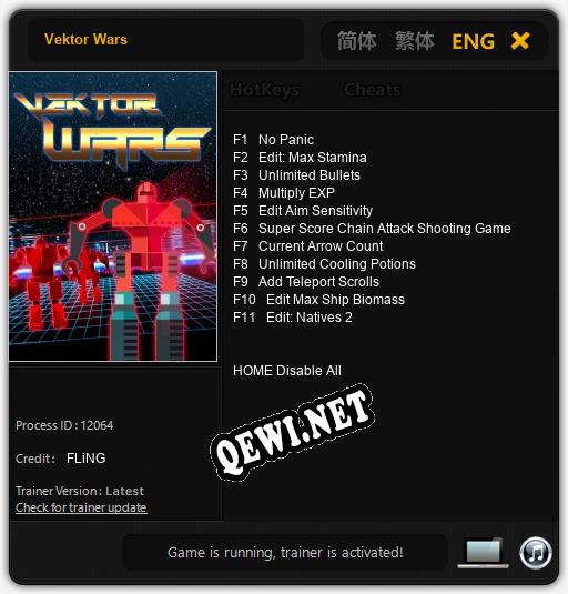 Vektor Wars: ТРЕЙНЕР И ЧИТЫ (V1.0.47)