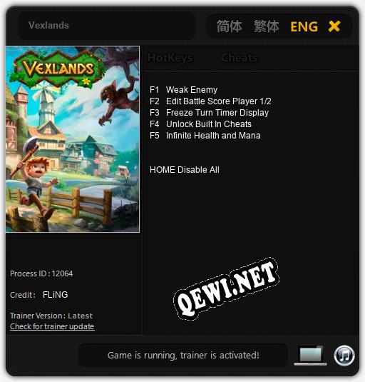 Vexlands: Читы, Трейнер +5 [FLiNG]