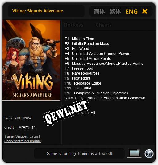 Viking: Sigurds Adventure: Читы, Трейнер +13 [MrAntiFan]