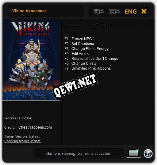 Viking Vengeance: Читы, Трейнер +7 [CheatHappens.com]