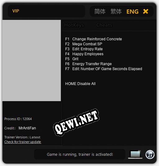 VIP: Читы, Трейнер +7 [MrAntiFan]