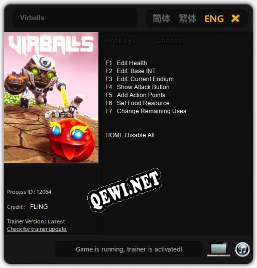 Virballs: Трейнер +7 [v1.8]