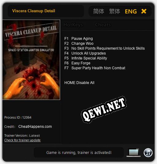 Viscera Cleanup Detail: ТРЕЙНЕР И ЧИТЫ (V1.0.63)