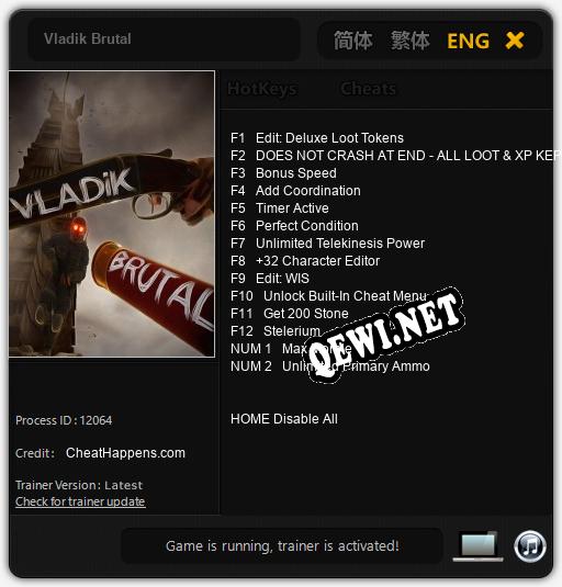 Vladik Brutal: Трейнер +14 [v1.4]
