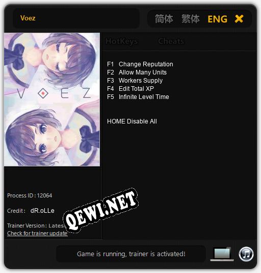 Voez: Трейнер +5 [v1.7]